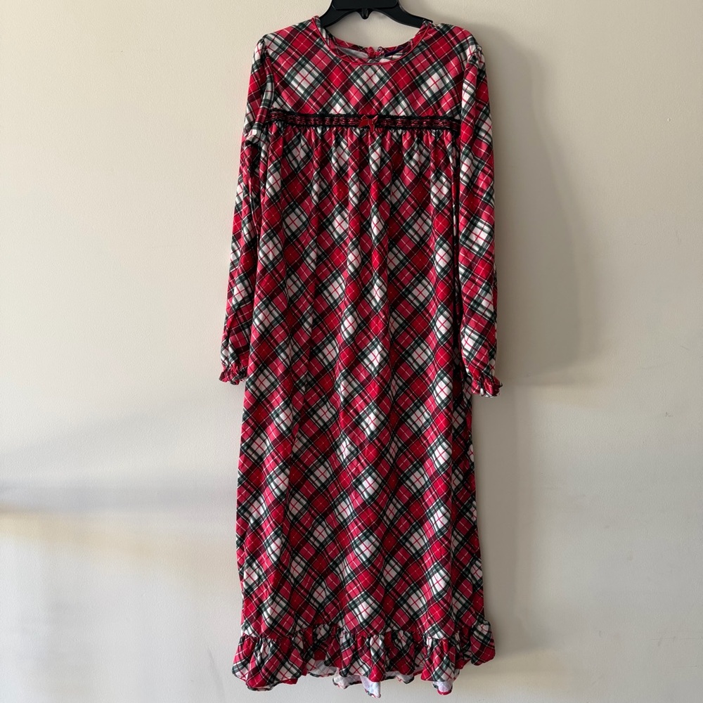 Jenni Red Plaid Kids Pajama Robe